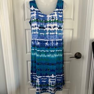 Keren Hart TyeDye Maxi Dress Size Large NWT